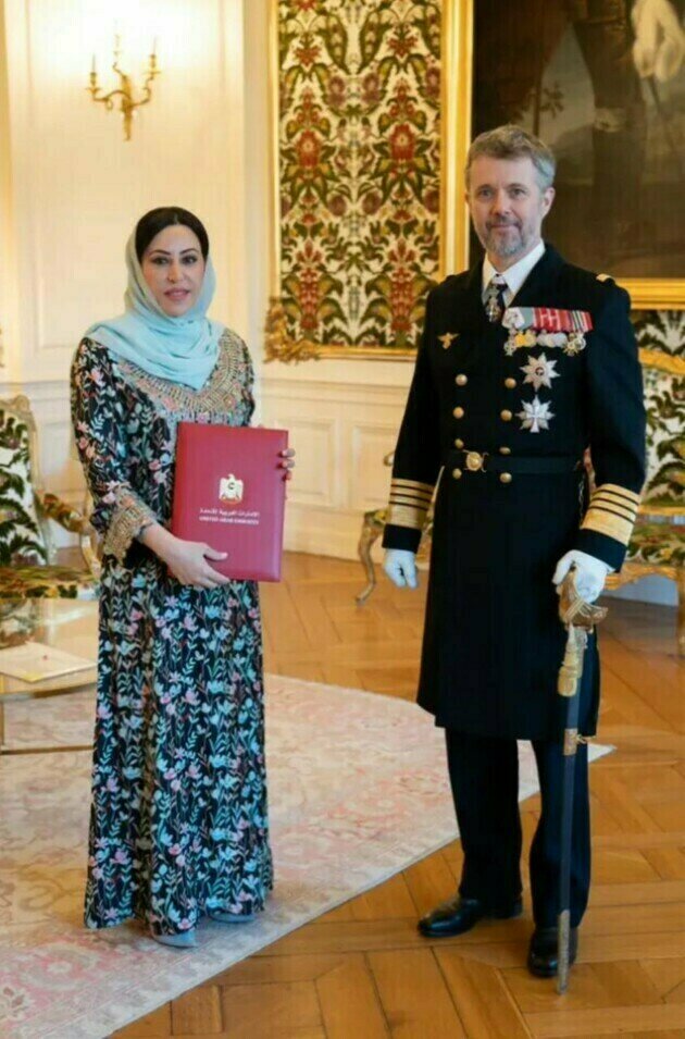 UAE Ambassador presents credentials to King of Denmark