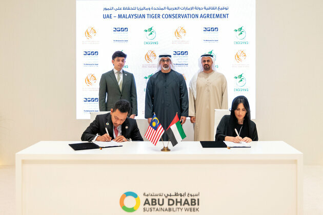 UAE, Malaysia launch collaboration to protect endangered Malayan tigers