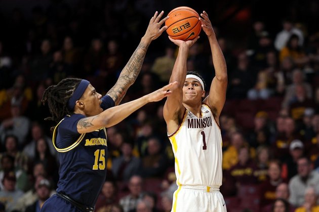 Minnesota's Dawson Garcia drills OT winner to beat No. 20 Michigan