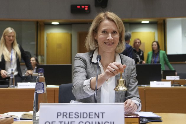 EU's Kallas rules out lifting Russia sanctions