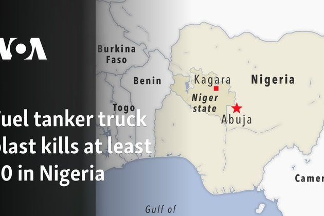 Fuel tanker truck blast kills at least 70 in Nigeria