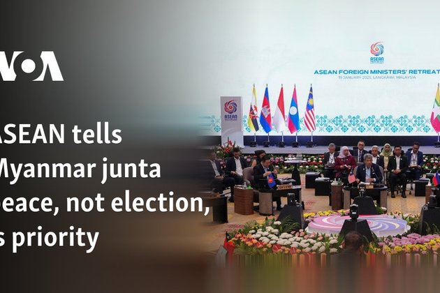 ASEAN tells Myanmar junta peace, not election, is priority