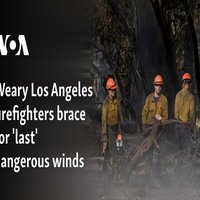 Weary Los Angeles firefighters brace for 'last' dangerous winds